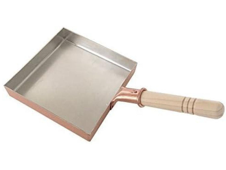 The Original Nakamura Copperware: Handcrafted Pure Copper Tamagoyaki Japanese Omelette Pan