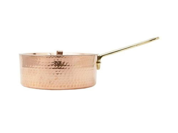 Nakamura Copperworks – 21cm Copper Saucepan with Lid | Japanese Cookware, Handcrafted in Tokyo