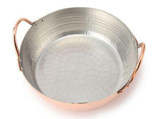 Nakamura Douki Seisakusho Copper Tempura Pot – Handcrafted Japanese Masterpiece (23 cm / 26 cm)