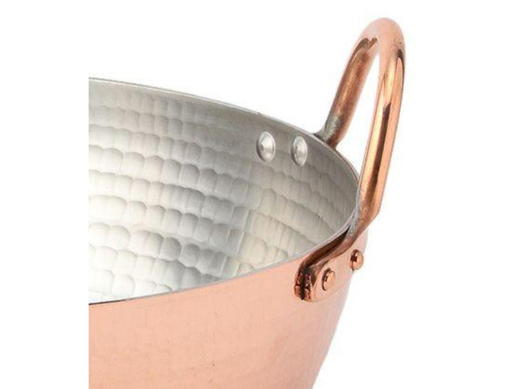 Nakamura Douki Seisakusho Copper Tempura Pot – Handcrafted Japanese Masterpiece (23 cm / 26 cm)