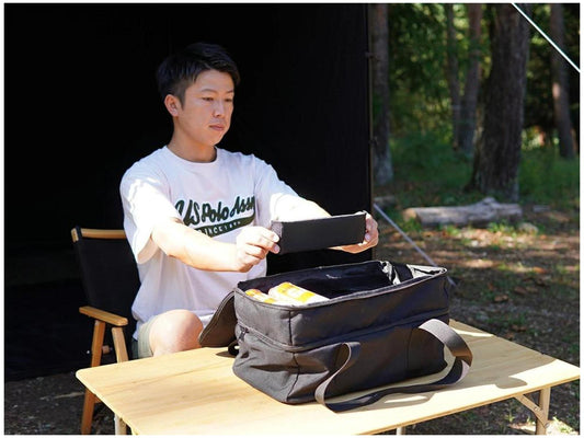 Iwatani Aburiya & Aburiya II Dedicated Carrying Bag – Durable Storage Case (Black, Made for Robata Grill)