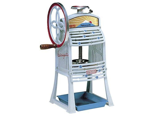 Hatsuyuki HA-110S Manual Block Ice Shaver - Commercial Japanese Kakigori Machine
