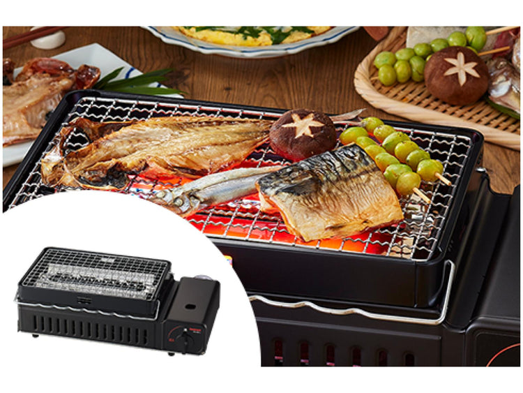 Iwatani CB-ABR-2 Aburiya II Japanese Tabletop BBQ Gas Grill for Indoor & Outdoor Use (Grill Only)