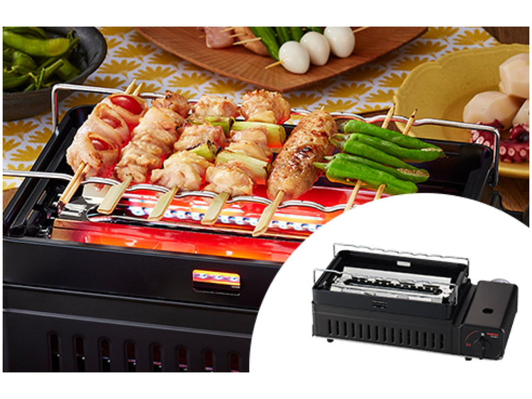 Iwatani CB-ABR-2 Aburiya II Japanese Tabletop BBQ Gas Grill for Indoor & Outdoor Use (Grill Only)