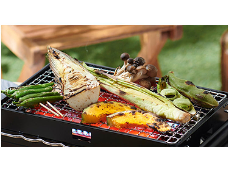 Iwatani CB-ABR-2 Aburiya II Japanese Tabletop BBQ Gas Grill for Indoor & Outdoor Use (Grill Only)