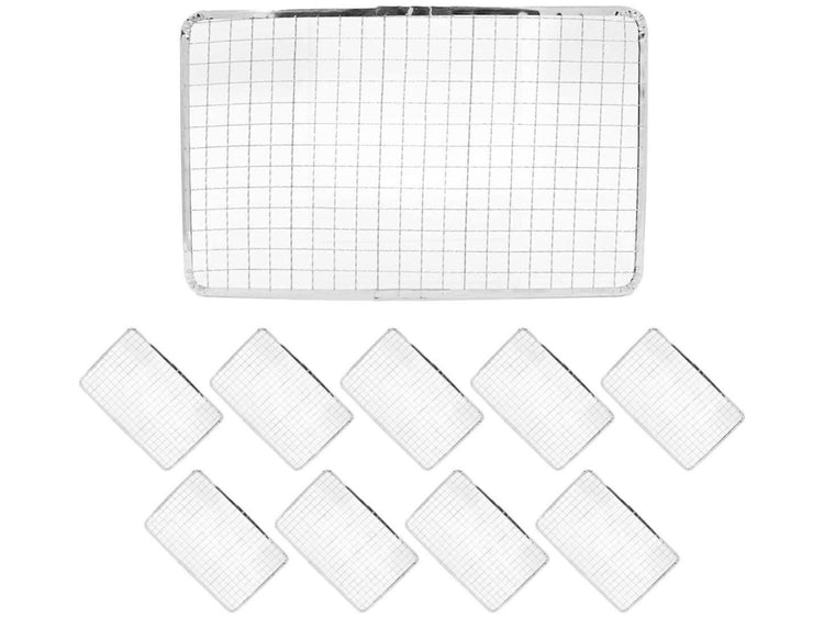 Iwatani Aburiya II Complete Grill Set – Main Unit, Carrying Bag, 10 Mesh Grates & Heavy-Duty Iron Plate with Tools (Made in Japan)