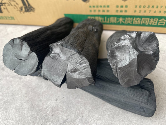 Kishu Binchotan Decorative Charcoal – Authentic Ubame Oak from Wakayama (1 kg / 15 kg, Cleaned & Cut, with Certificate)