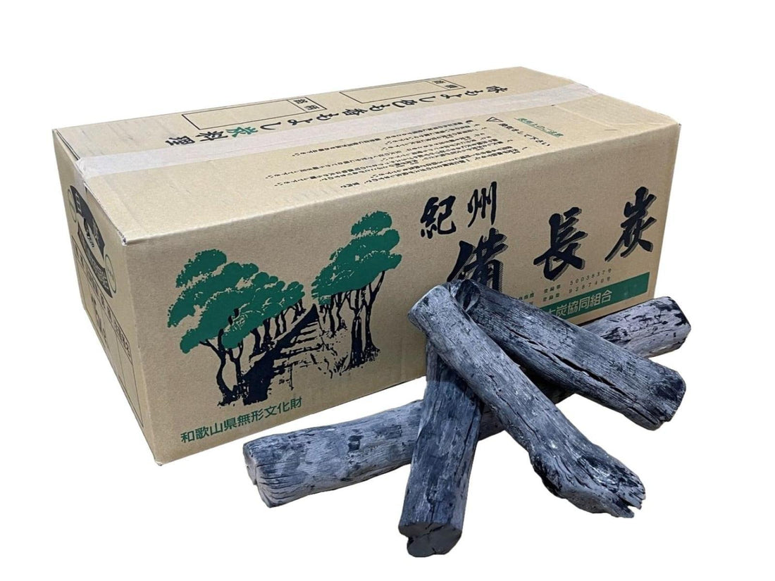 Kishu binchotan charcoal, grilling grade, ubame oak